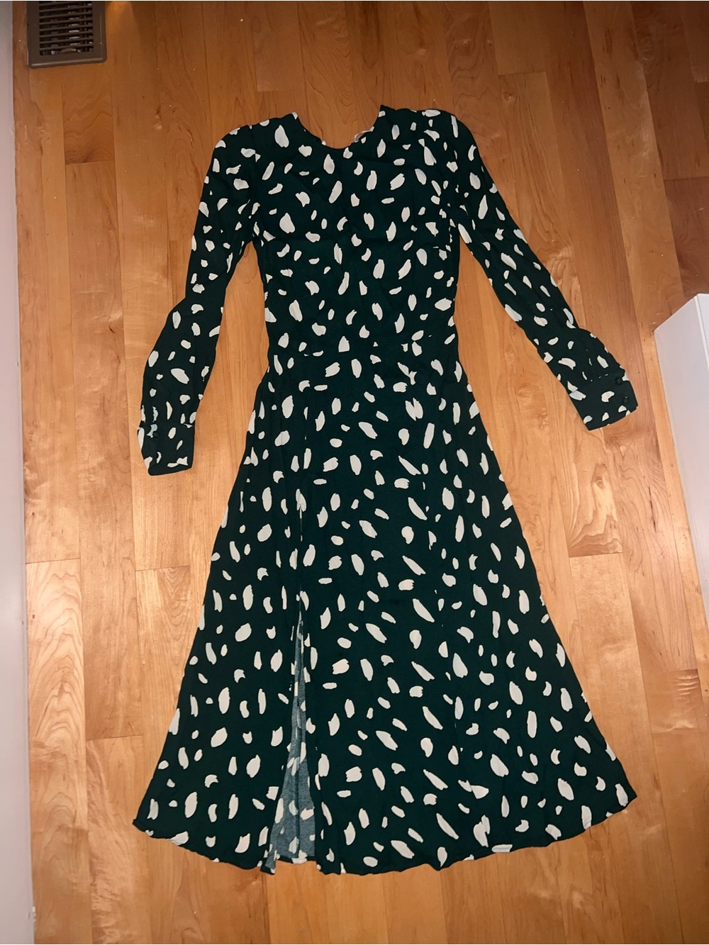 Reformation - Long Sleeve Midi Creed Dress